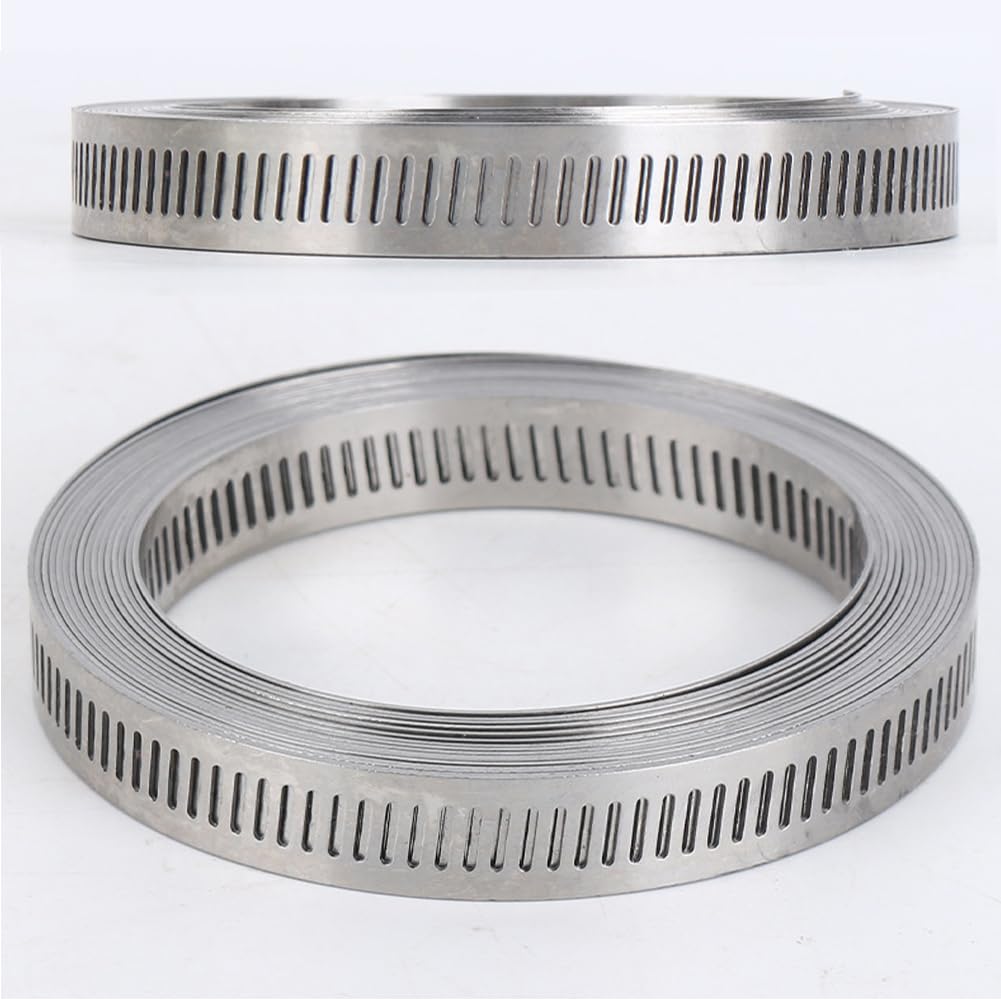 Fascette Stringitubo In Acciaio Inox 304 - 3m + 8 Fissaggi | Regolabili Per Tubi Gas/Acqua - Foto 3