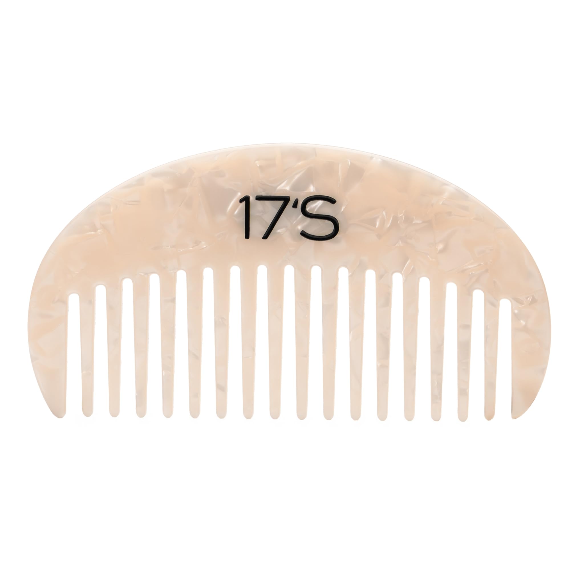 Vanilla Pearl Comb Grobzinkiger Kamm aus Celluloseacetat
