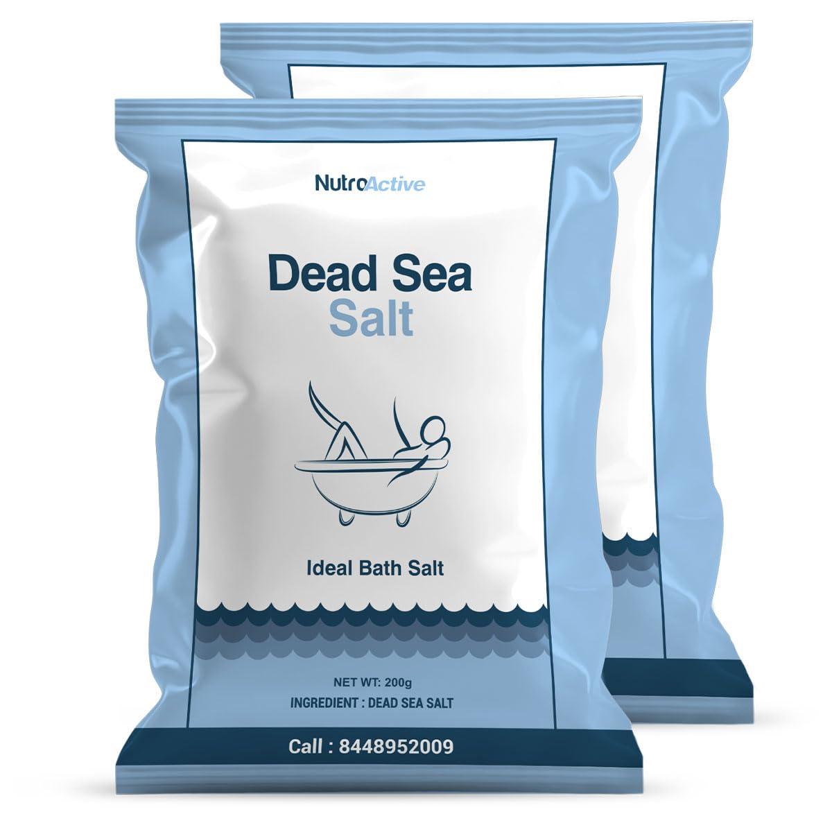 NutroActive Dead Sea Salt 200 gm (Pack of 2)-picture-32