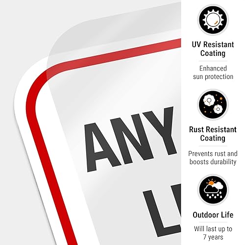 Miniatura 57 de Any Tool That Leave Out of This Shop Requires A Security Deposit No Exception Sign, 10x7 Inches, Rust Free .040 Aluminum, Fade Resistant, Made in USA