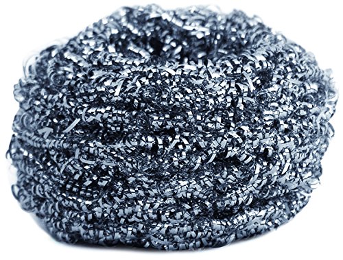 O'Cedar Commercial 96143-M MaxiScour Stainless Steel Scrubber, X-Large (Pack of 72)