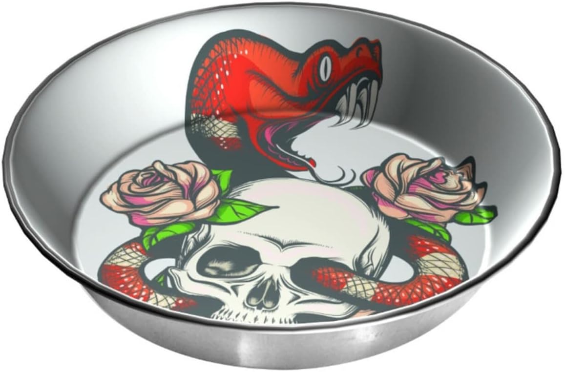 Multi Pet 48593253: Komodo Skull & Snake Bowl, 3Cups
