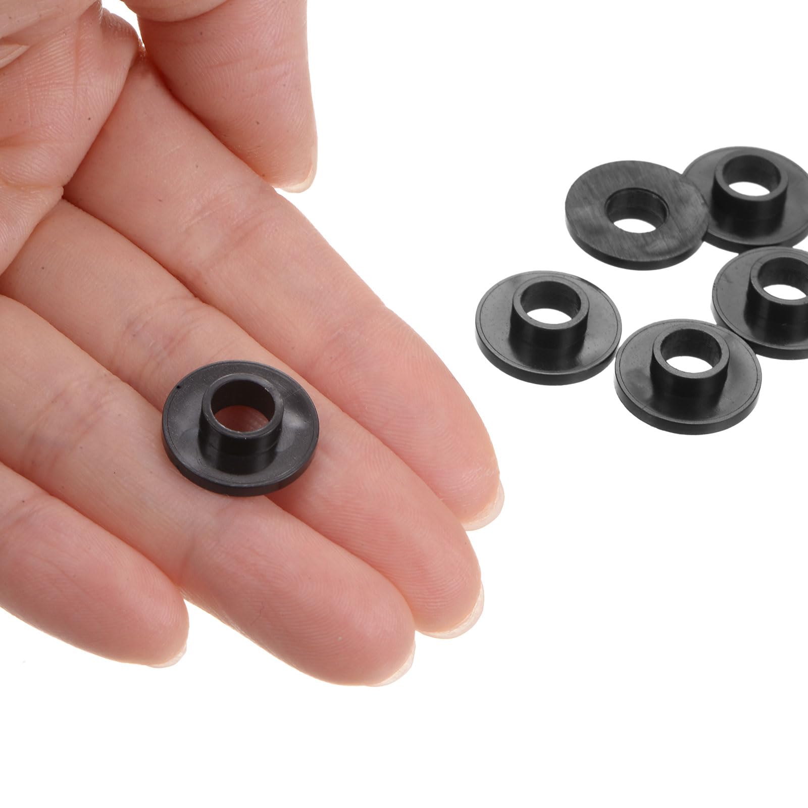 12 Boccole In Nylon Flangiate 8mm - Per Alberi, Applicazioni Lineari, Autolubrificanti - Foto 13