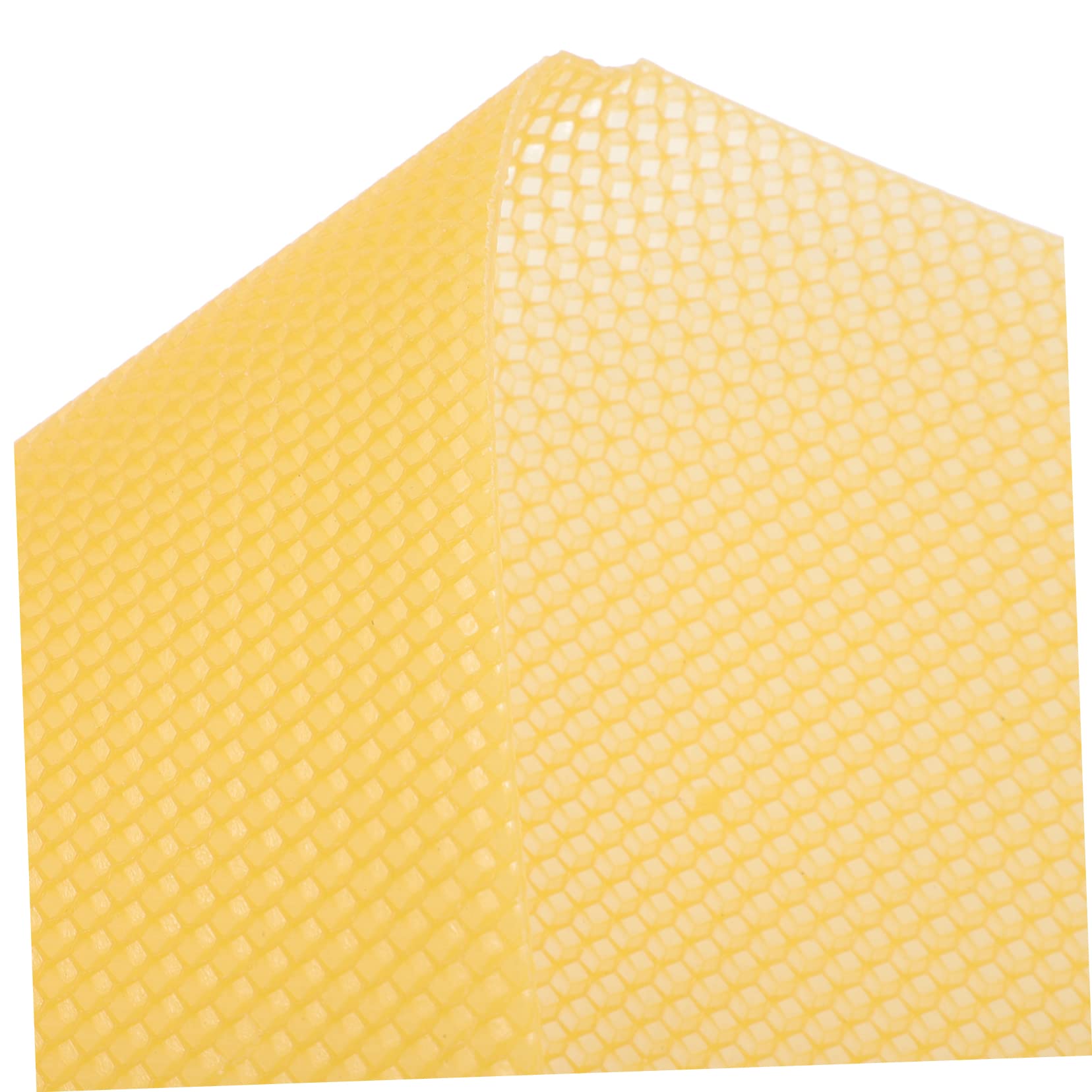 Abaodam 30 Láminas de Base de Colmena de Cera de Abeja Amarilla Suavidad Moderada y Alta Producción para Fabricación de Velas y Barnizado de Muebles
