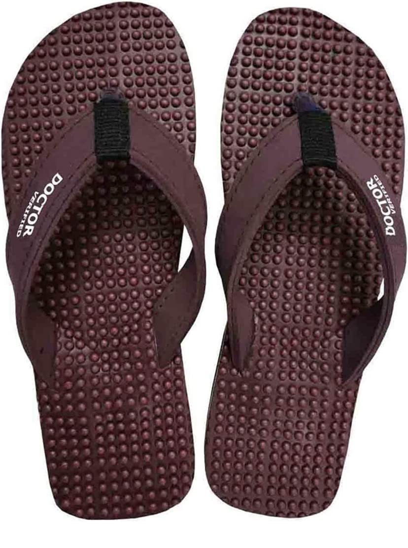 Doctor Verified acupressure Foot Massage House Slippers for Women and Ladies (Casual Wear flip-Flops) - Maroon - 5UK (B09PC3NP48) Amazon Price History, Amazon Price Tracker