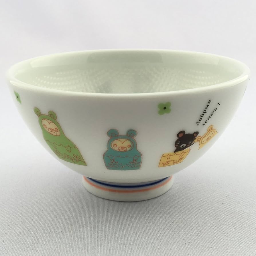 茶碗 Amazon.co.jp: 小倉陶器 つぶつぶ茶碗S マトリョーベア 77087