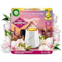 Air Wick Armonia Istantanea Profumatore per Ambienti, Confezione con 1 Diffusore di Fragranze e 1 Ricarica di Sinfonia di Fiori di Sanremo con Oli Essenziali per Diffusore di Fragranze