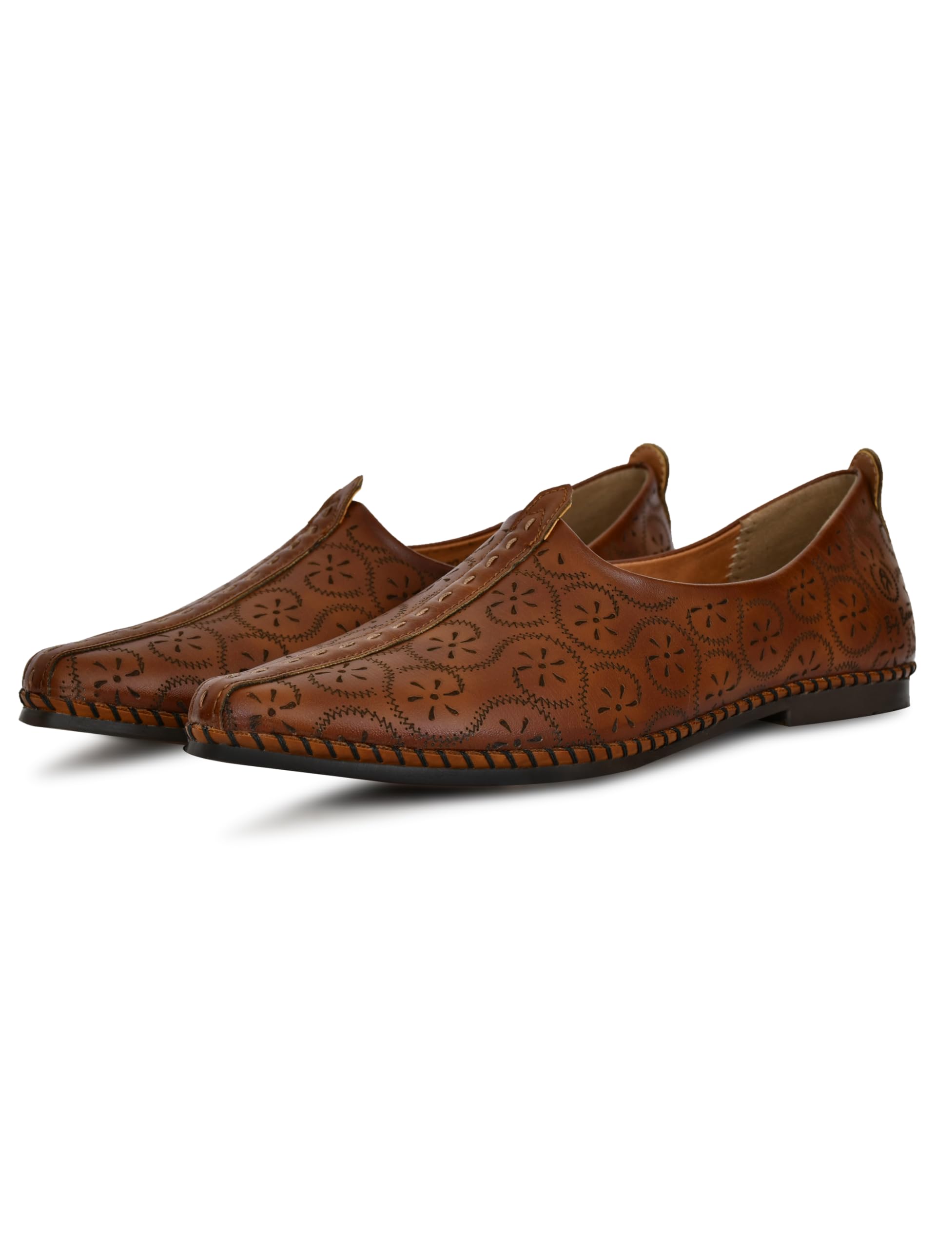 bigboon Men's Ethnic Nagra Shoes-picture-2