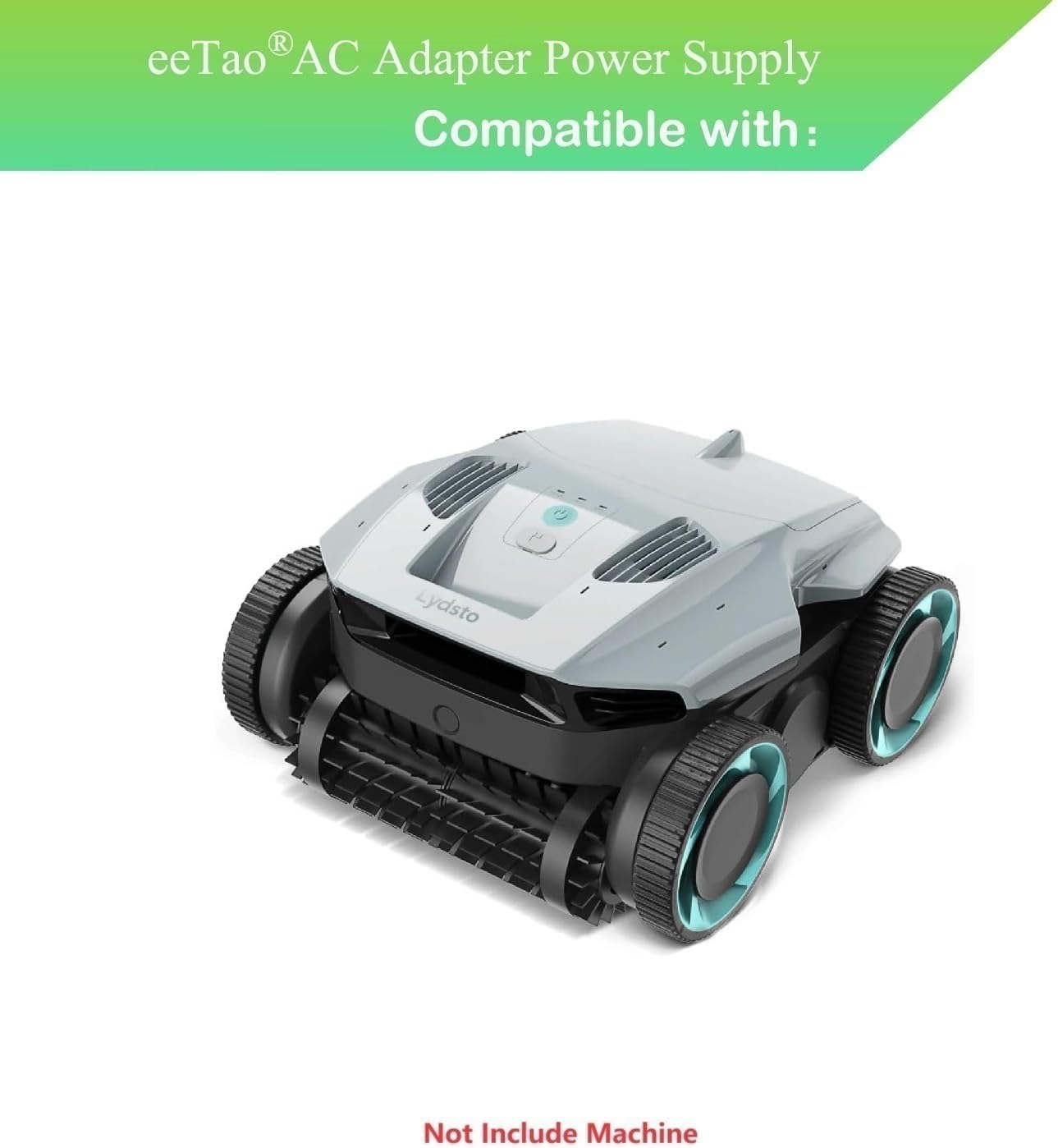 Replacement Charger Compatible with Lydsto S3 Model YM-S3-01 YMS301 15000mAh TPQ-248A240250UW01 Cordless Robotic Swimming Pool Vacuum Cleaner Charger Power Supply Cord Cable