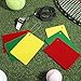 2 Sets Soccer Referee Cards Referee Flags Soccer Referees Penalty Cards Referees Card Sets Green Red and Yellow Warning Ejection Delay Sports Card Accessories for Sports Volleyball Game Officials