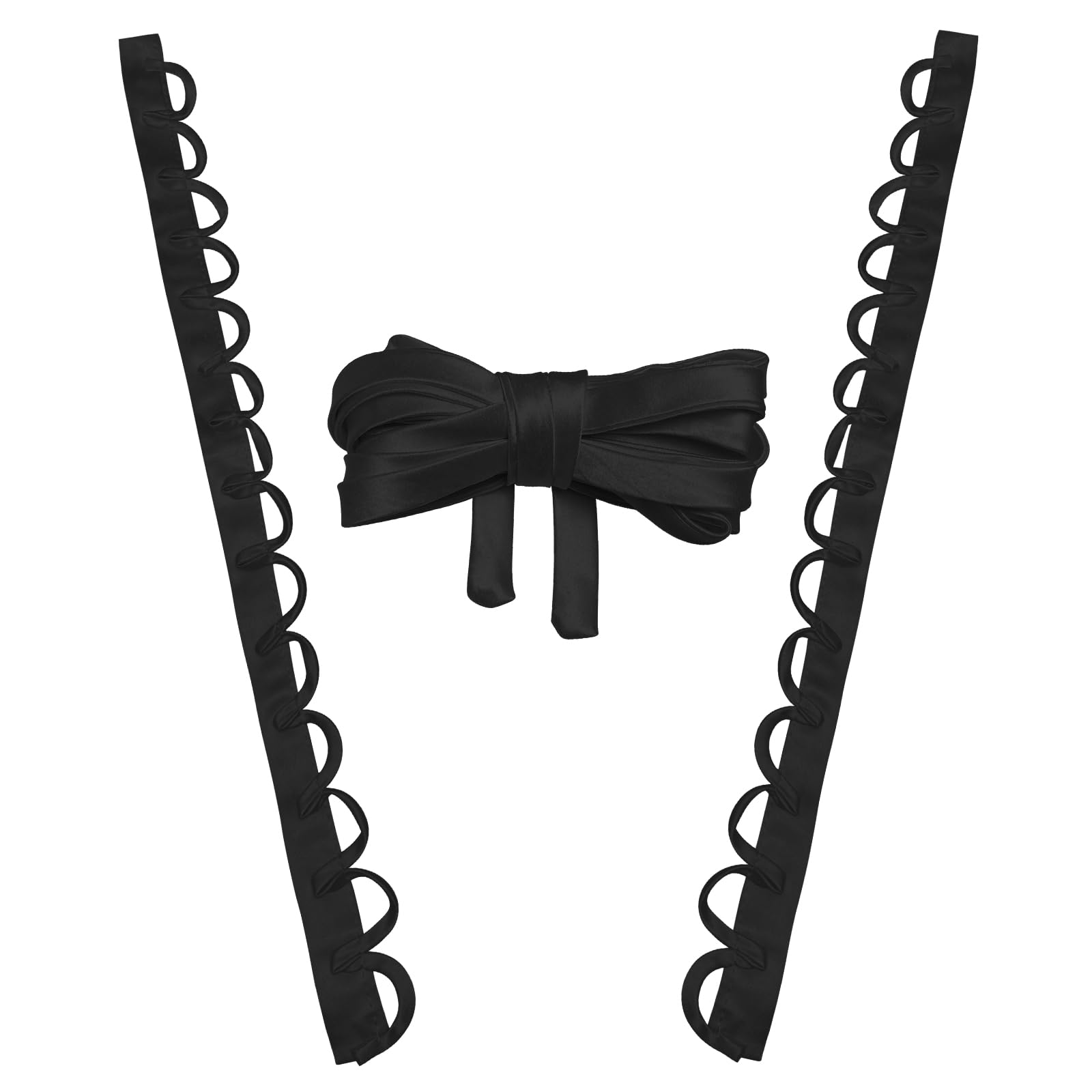 GeryVtee Adjustable Fit Satin Corset Back Kit Womens Wedding Dress Corset Kit Loops Fit Lace up for Prom