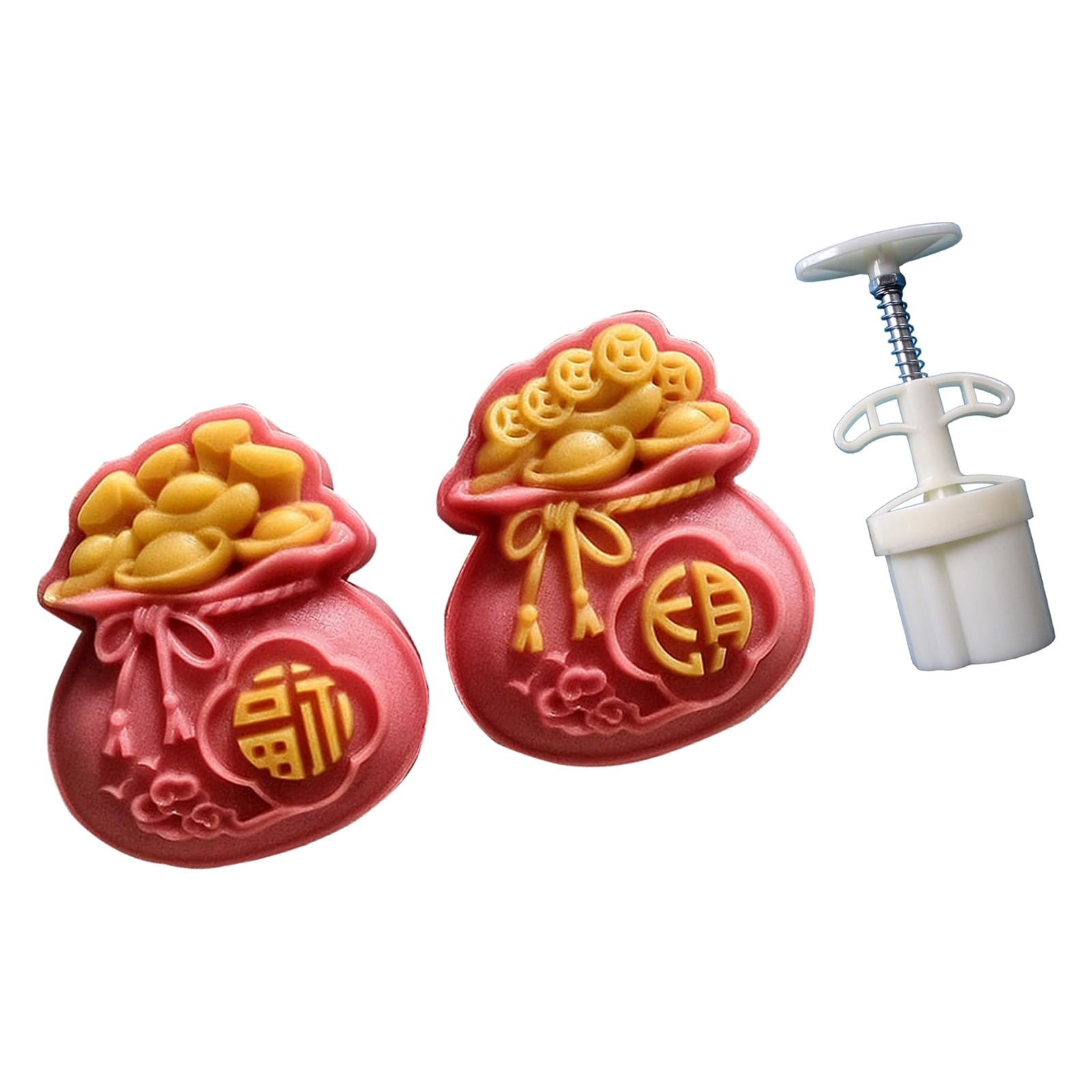 Tsophreniq Effective Cakes Pastries with 2 Size 50g 75g for Homemade Dessert and Pastries Easy Press Designs Hand Press Maker