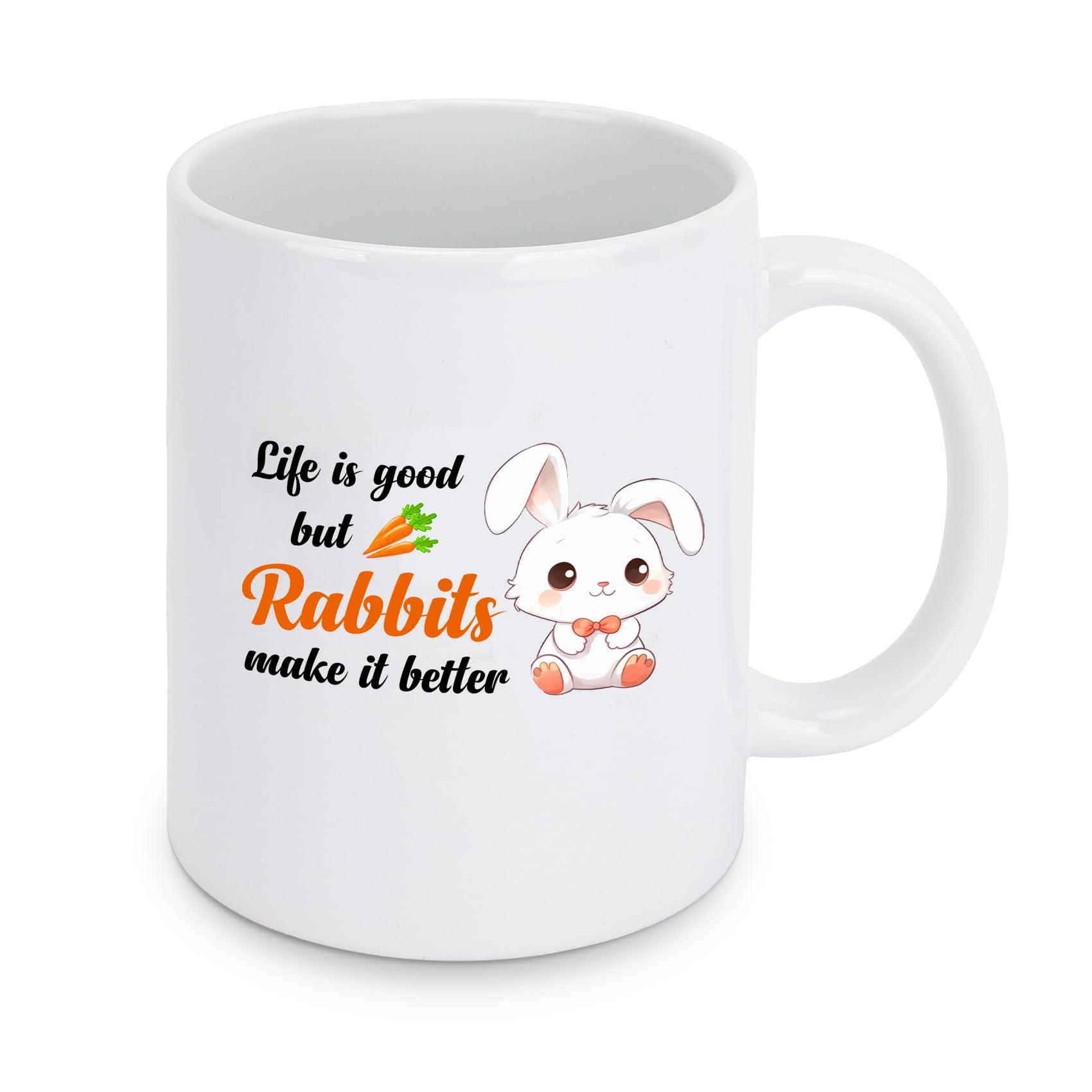 Rabbit Gifts for Rabbits Lovers Mug Rabbit Graduation Presents for Daughter Granddaughter Mum Girlfriend Cute Animal Lover Gift for Xmas Birthday Secret Santa Valentines Easter Graduation Mothers Day