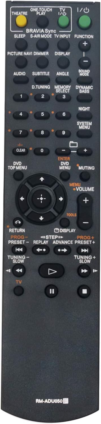 Allimity RM-ADU050 RMADU050 Replacement Remote Control fit for Sony DVD Home Theatre System DAV-SZ1000W DAV-TZ200 DAV-TZ100 DAV-TZ300 DAVSZ1000W DAVTZ200 DAVTZ100 DAVTZ300