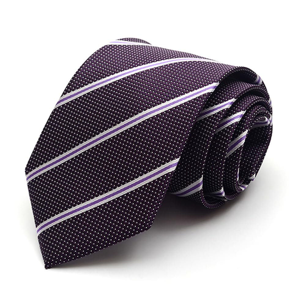 Fashion 3.5'' Ties for Men Business Wedding Necktie 9CM Checkered Striped Plaid Polka Dot Neck Tie Gift Box