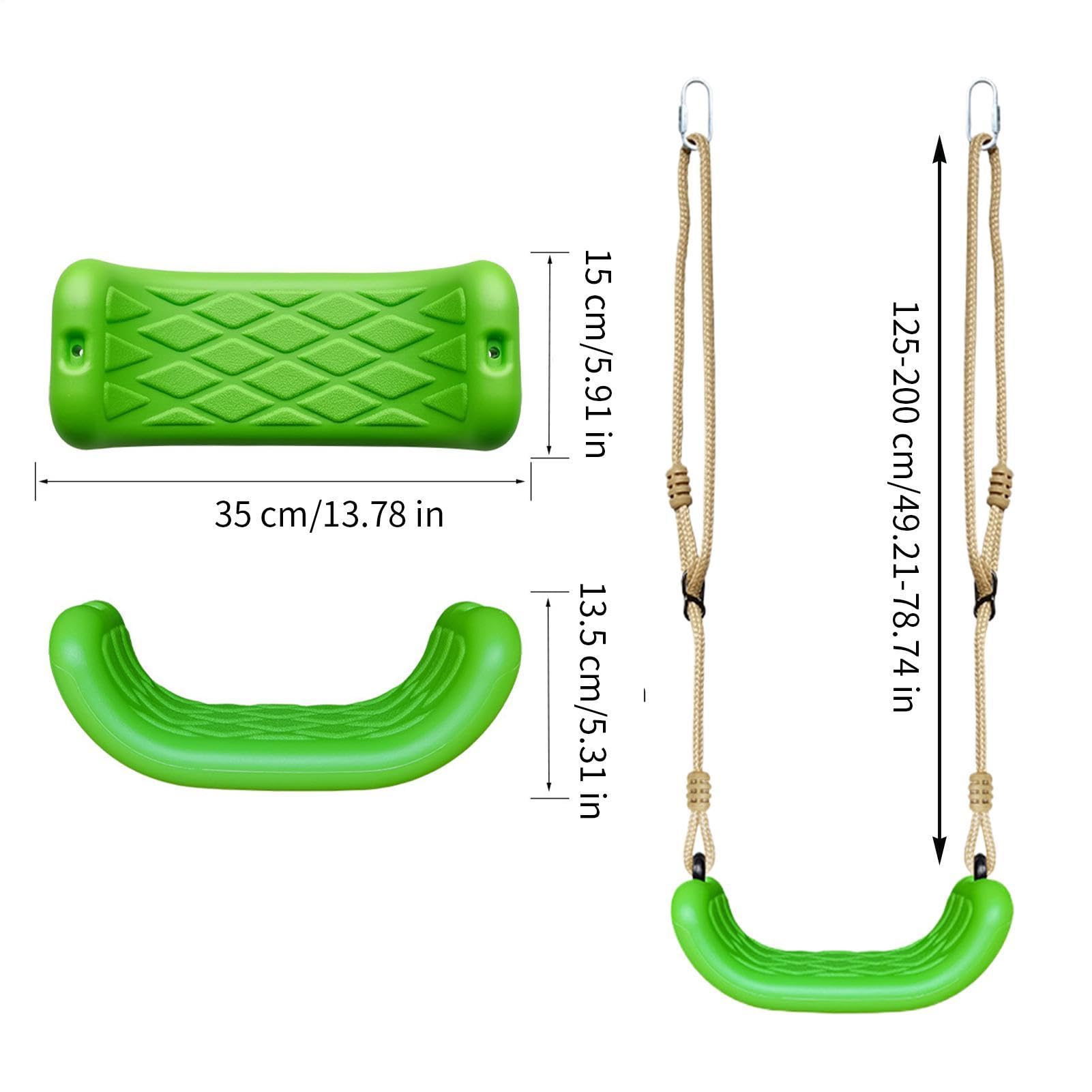 para niños: material del asiento suave, cuerda de suspensión para cargas pesadas, diseño antideslizante, de suspensión fácil de instalar | Relajación en el patio
