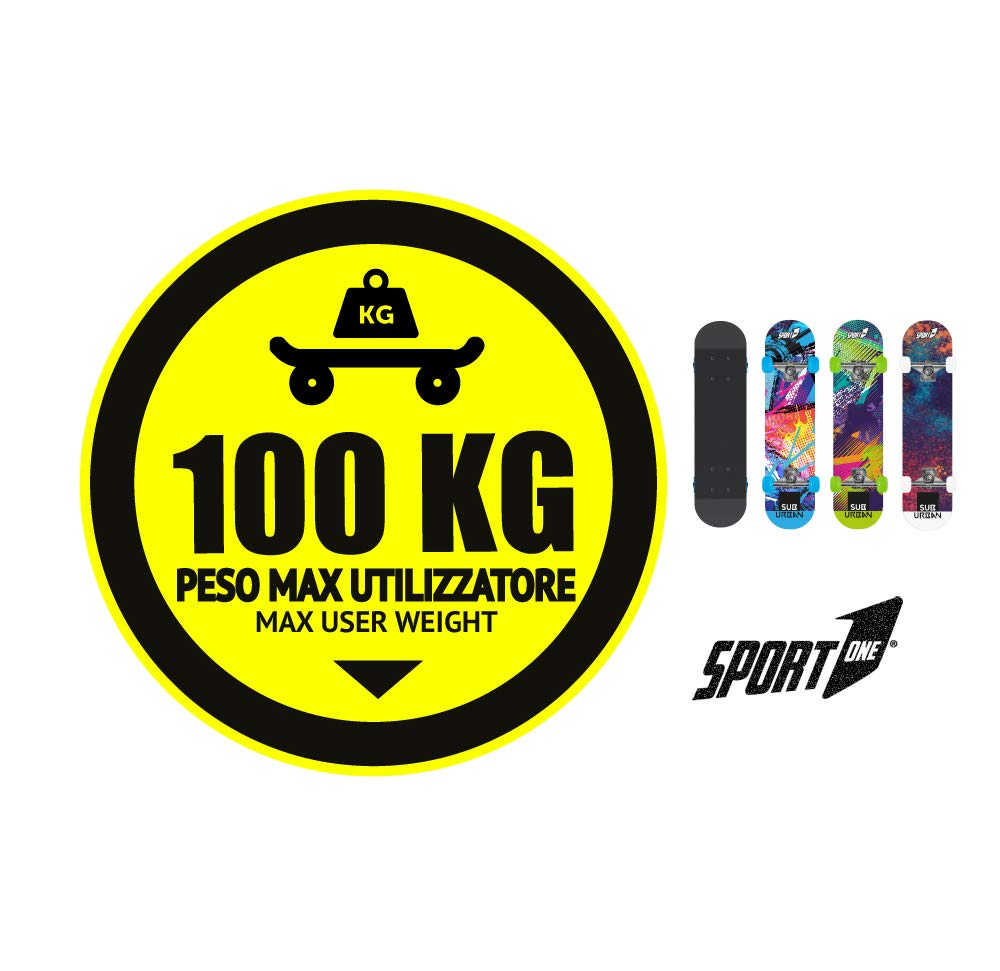 Skateboard bambino Skateboard adulto professionale ragazzo cruiser bambini skate ragazza carver skateboard penny board (SUB URBAN VERDE)