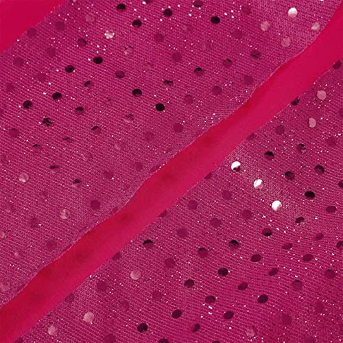 Fouttue Handmade Children Girl Belly Dance Costumes Kids Belly Dancing Dance Cloth Female Baby Clothes (Hot Pink, 4-6 Years) #TOP4