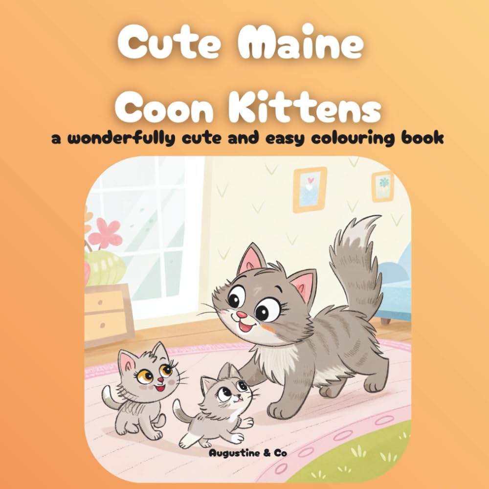 Cute Maine Coon Kittens: Fluffy tails, gentle paws, and endless charm !