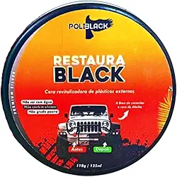 Renovador Revitalizador de Plasticos Borrachas Restaurador de Parachoque PolyBlack