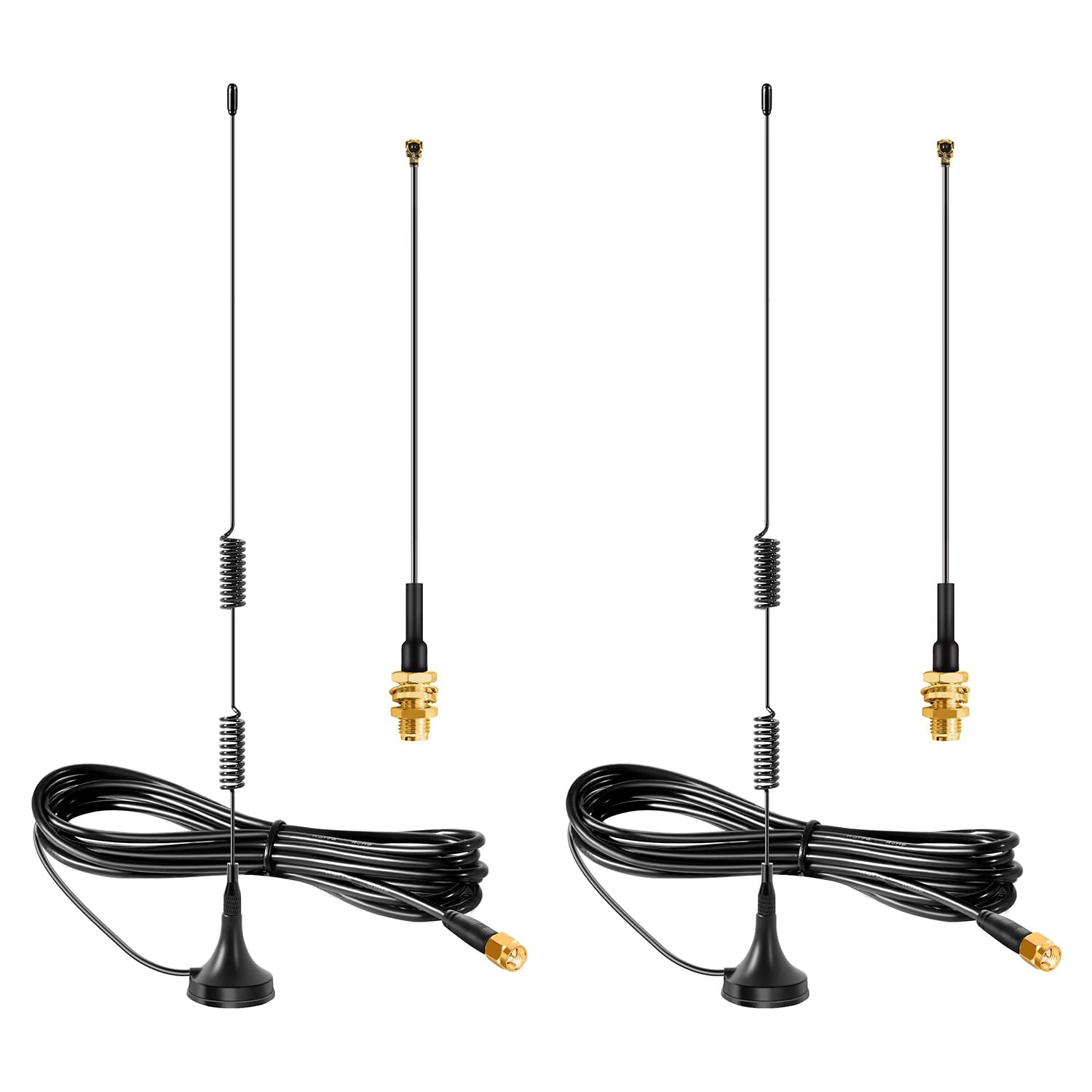 Meshtastic Long Range 915MHz Lora Magnetic Base Antenna with SMA Male for ESP32 LoRa V3 Development Board 915MHz LoRa Module with 10cm IPEX Extension Cable (2 Sets), Slinkdsco ?