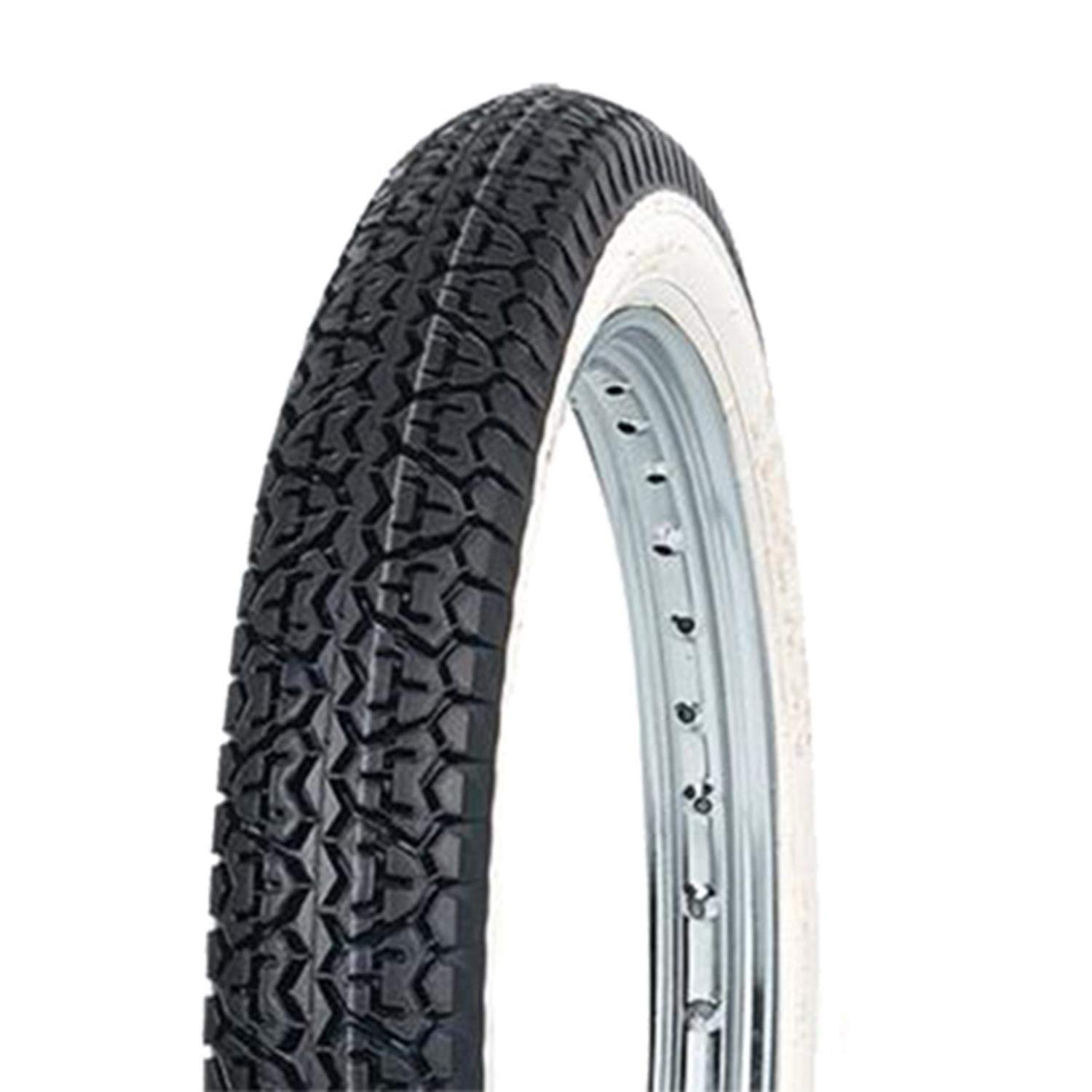 MITAS - 48351 : Neumático B4 - 18'' 2.25-18 Reforzado 42J Tt Banda Blanca