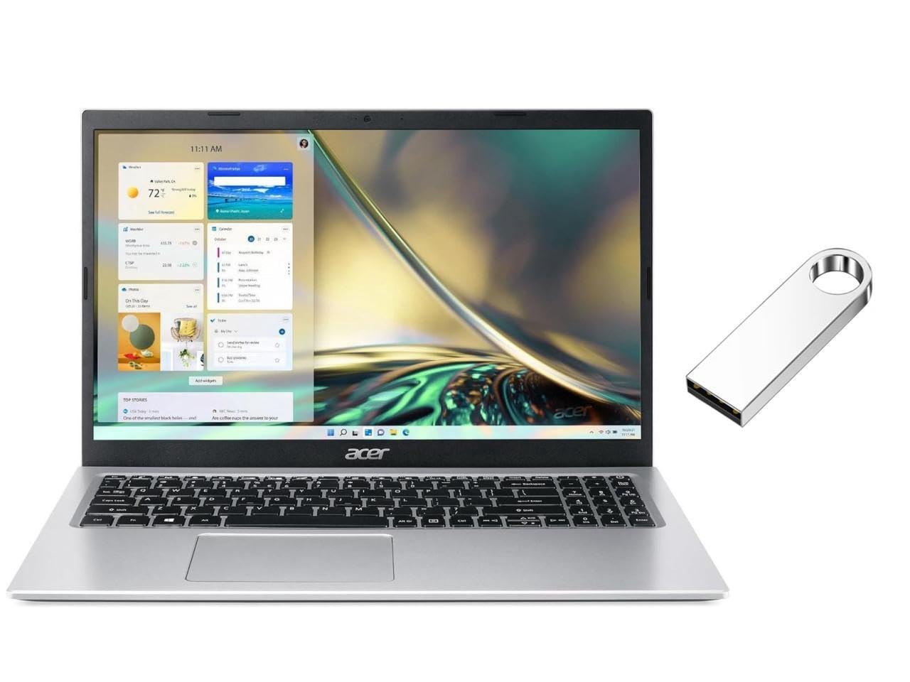 acer Aspire 3 15.6 FHD Display | Intel Core i7-1165G7 2.8 GHz | Intel Iris Xe Graphics|WiFi |Bluebooth | Silver | 8GB RAM | 512GB SSD | Windows 11