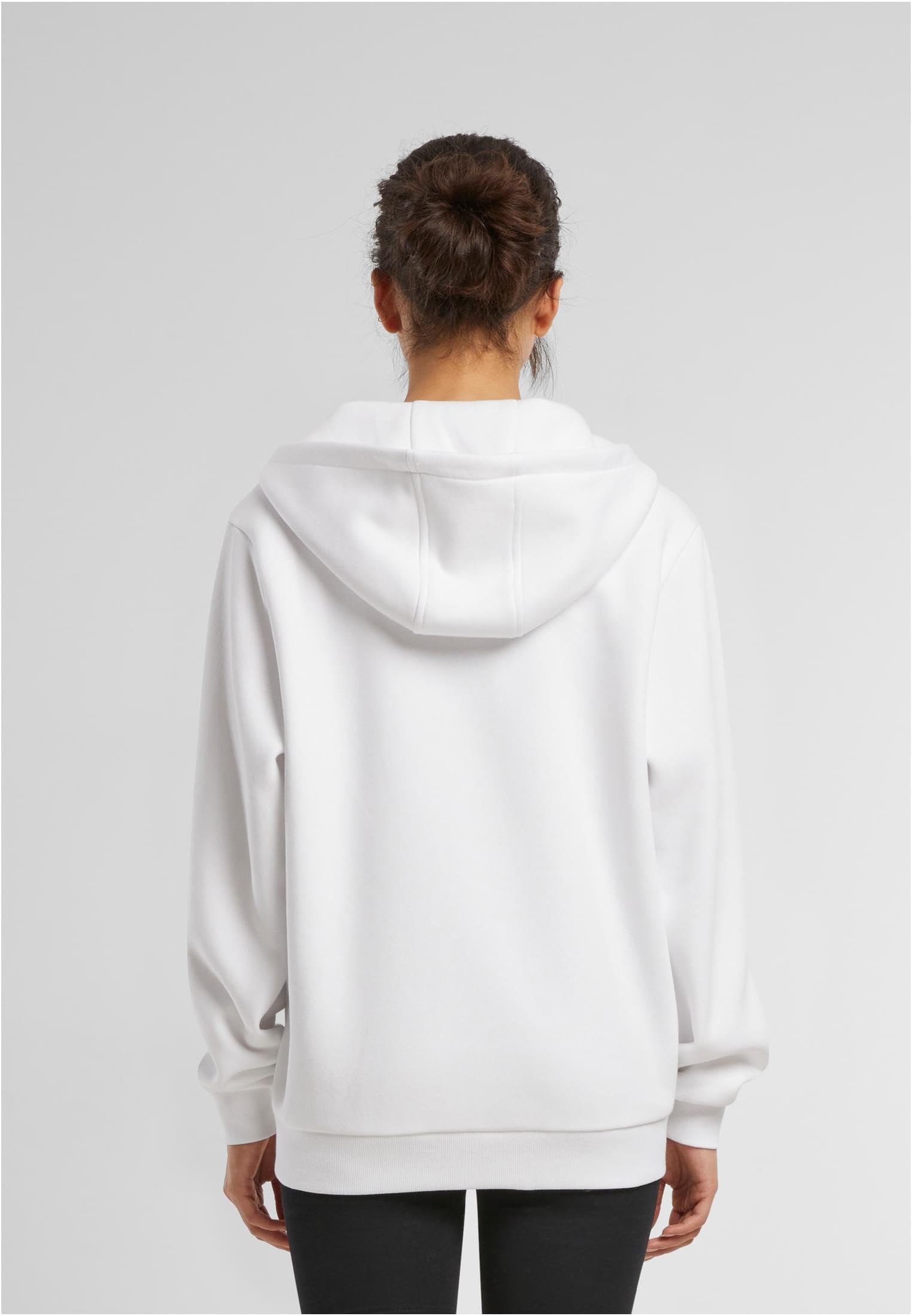 Build Your Brand By290-ladies Fluffy Zip Hoody Hooded Sweatshirt Mujer (Pack de 1)