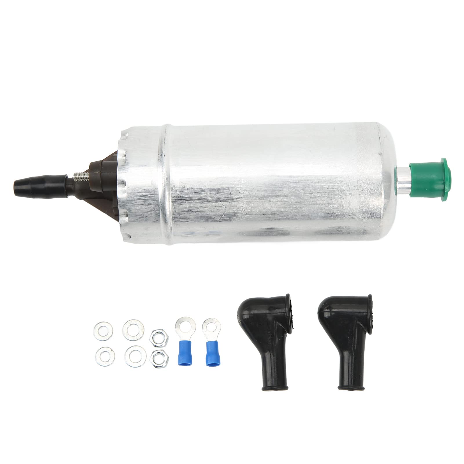 Fockety Pompe à Carburant électrique en Ligne, 12V 34 GPH Débit 3 Bar Pompe à Carburant Haute Pression Universelle, OEM 0580453911 0580463017 0580464023 Remplacement Automobile