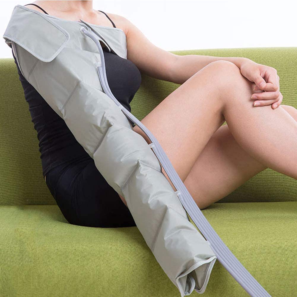 Massaggiatore elettrico per gambe Compressione dell'aria Macchina per massaggio ai piedi Stivali per pressoterapia per piedi e polpacci per alleviare il dolore e il rilassamento della circolazione