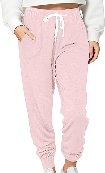 Women Baggy Sweatpants with Pockets Lounge Womens Pajama Pants Female Trouser