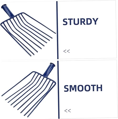 Miniatura 3 de Happyyami Rastrillo de hojas para arbustos, rastrillo de carbón, pala de carbón, pala de carbón, barbacoa, cucharada de cenizas de carbón,