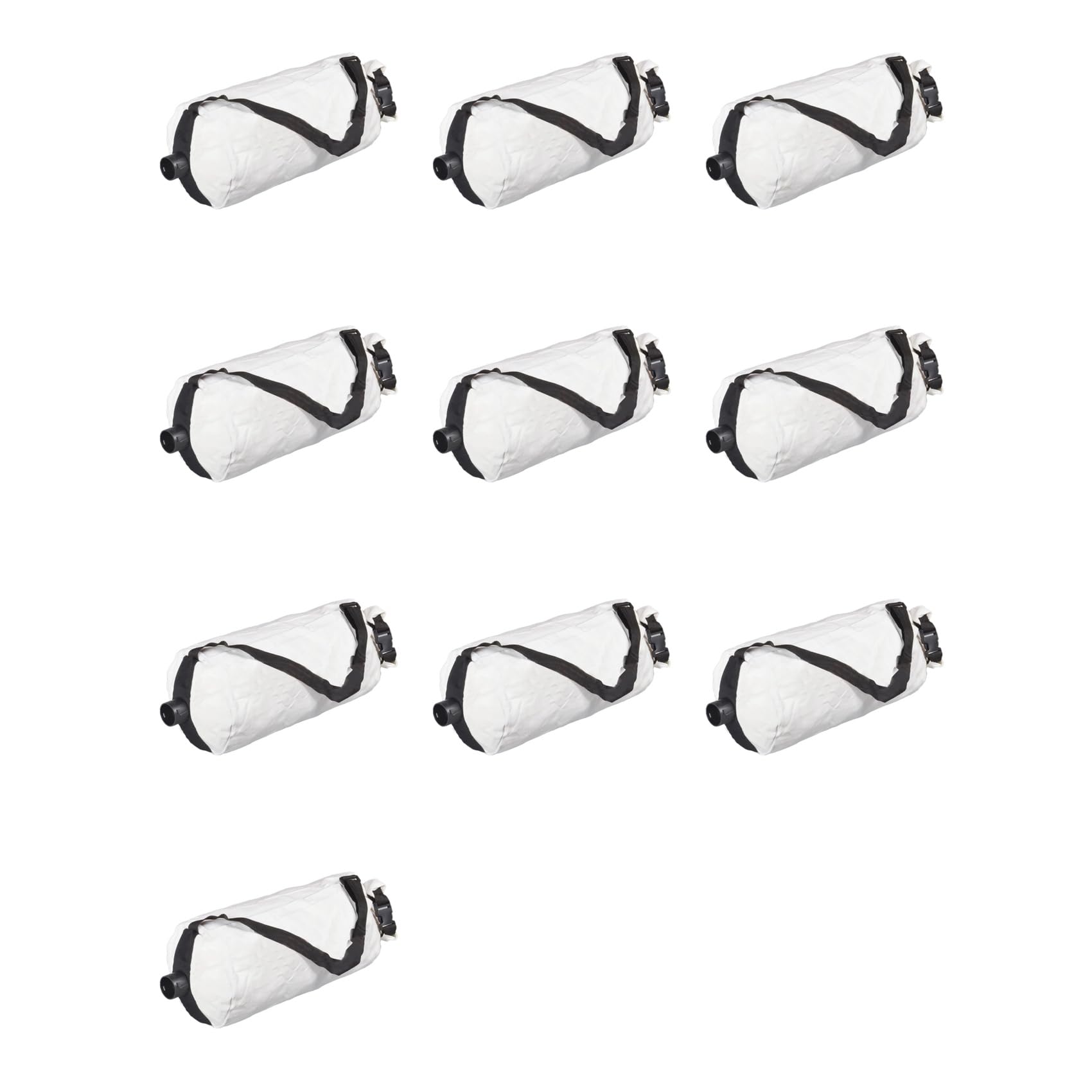 Jnchdghwa White 10X Wall Sander Vacuum Bag Dust Collect Universal Self-Priming Drywall Sander Dust Collect Bag Dust-Free Grinder Parts