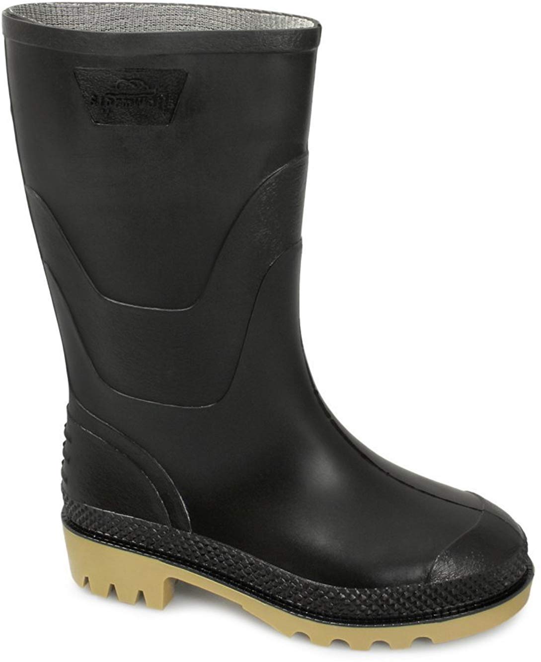 Stormwells SPLASH Kids Junior PVC Wellington Boots Black UK 6