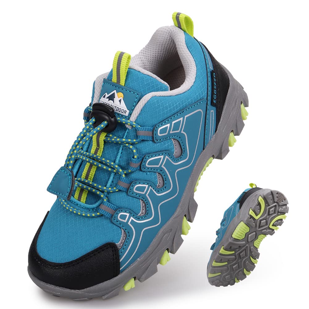 UOVO Baskets garçons Chaussures de randonnée imperméables Baskets Enfants Chaussures de Trekking Chaussures de Sport de Plein air Chaussures de Course 27-40