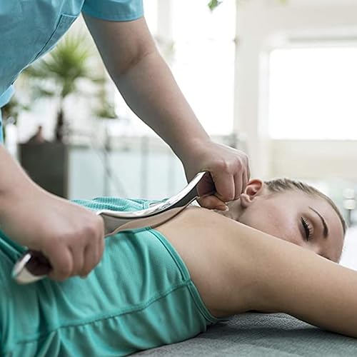 Miniatura 5 de Herramienta médica de raspado de masaje Gua Sha de acero inoxidable, herramientas IASTM, herramienta Gua sha para movilización de tejidos blandos,