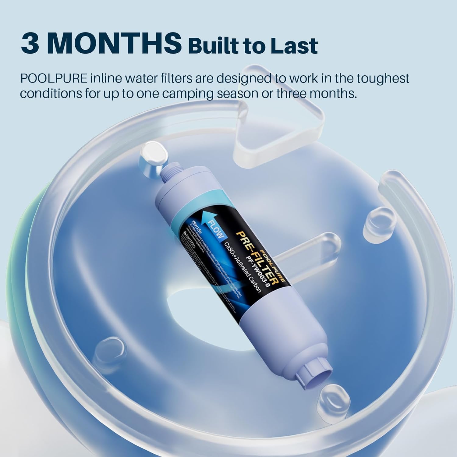 POOLPURE Tuyau d'arrosage pré-filtre pour piscine