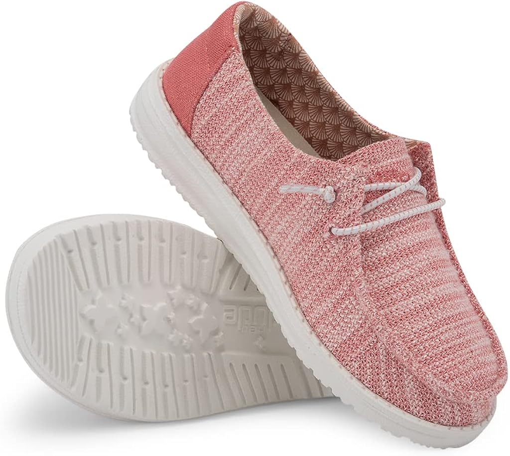 Hey Dude Girl's Wendy Youth Stretch Multi Colors | Girl’s Shoes | Girl’s Lace Up Loafers | Comfortable & Light-Weight : Clothing, Shoes & Jewelry