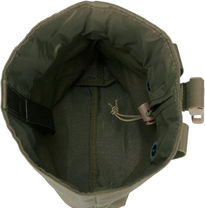 EXCELLENT ELITE SPANKER Outdoor Tactical Molle Dump Pouch Folding Dump Pouch Drawstring Magazine Dump Pouch (RGN) - Image 5