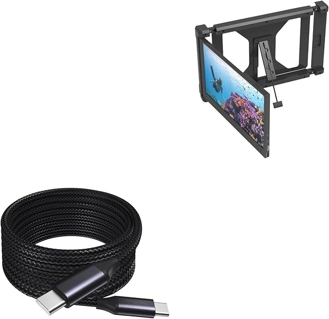 Cable USB-C a USB-C de 10 pies para monitor portátil