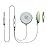 Wavhello BellyBuds Baby Bump Headphones - Prenatal Belly Speakers for Women During Pregnancy, Safely Play Music, Sounds, and Voices to Your Baby in The Womb - Green