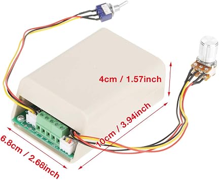 Respicefinem Bldc Brushless Motor Controller Motor Speed Controller DC5-36V Three Phase Sensorless Brushless Without Hall Dc Speed Regulation for Various Dc Motors