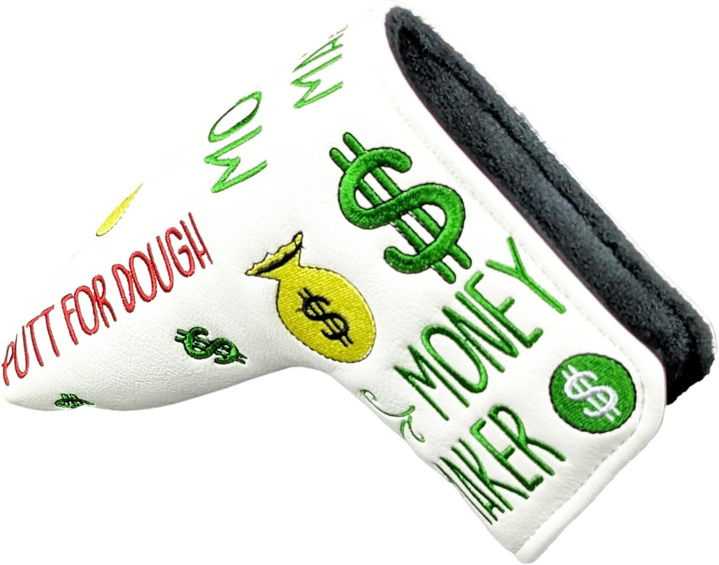 Foretra Putt for Dough Golf Putter Cover - Magnetic Blade Mallet Putter Cover - Golf Club Covers for Men Women Golfer Accessories Fits Scotty Ping Taylormade Callaway Odyssey