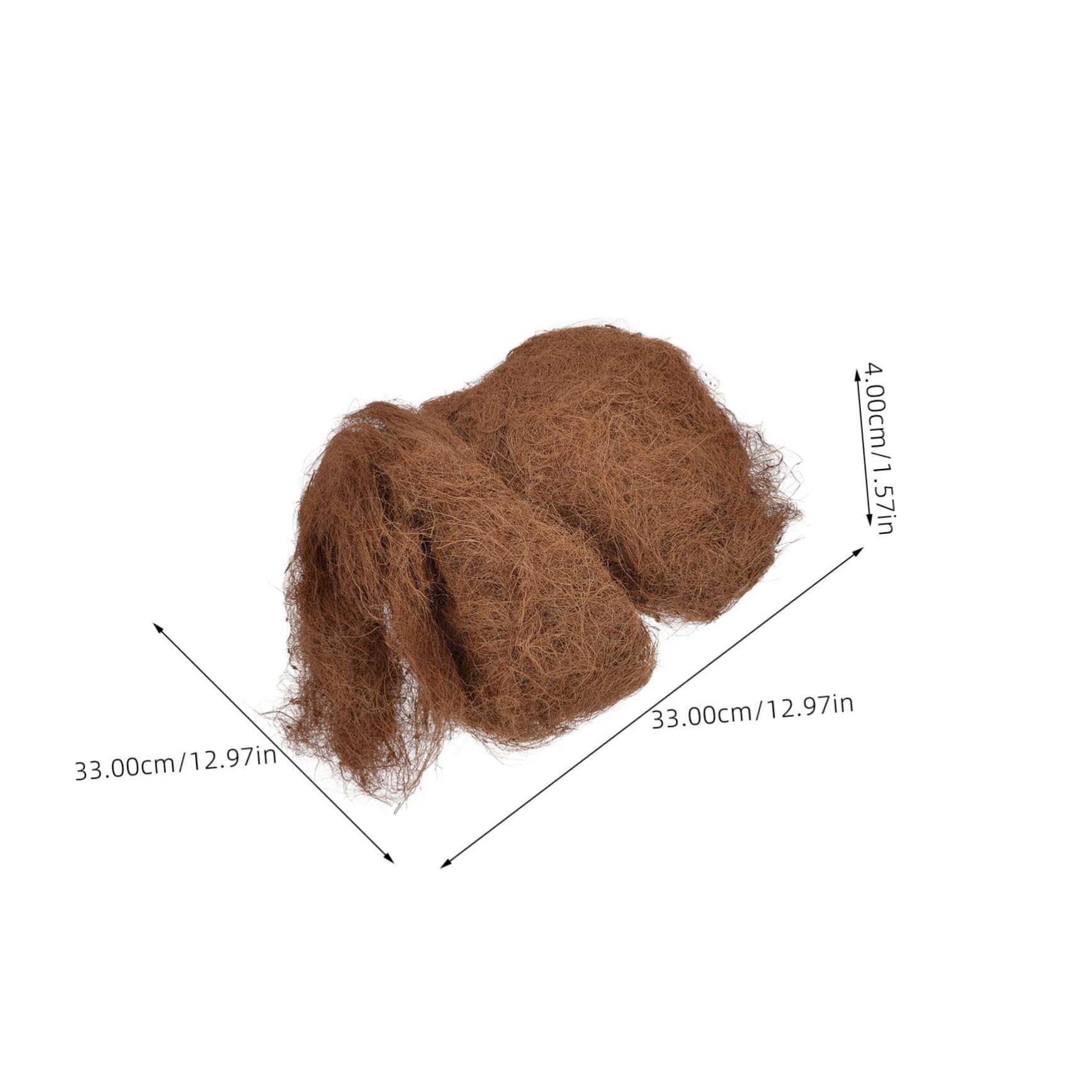 Fibra Vegetal Para Macetas y Mantillo Transpirable Para Jardinería Interior y Exterior, Fibra Plantas 500g, Retención De Humedad y Protección Contra Animales