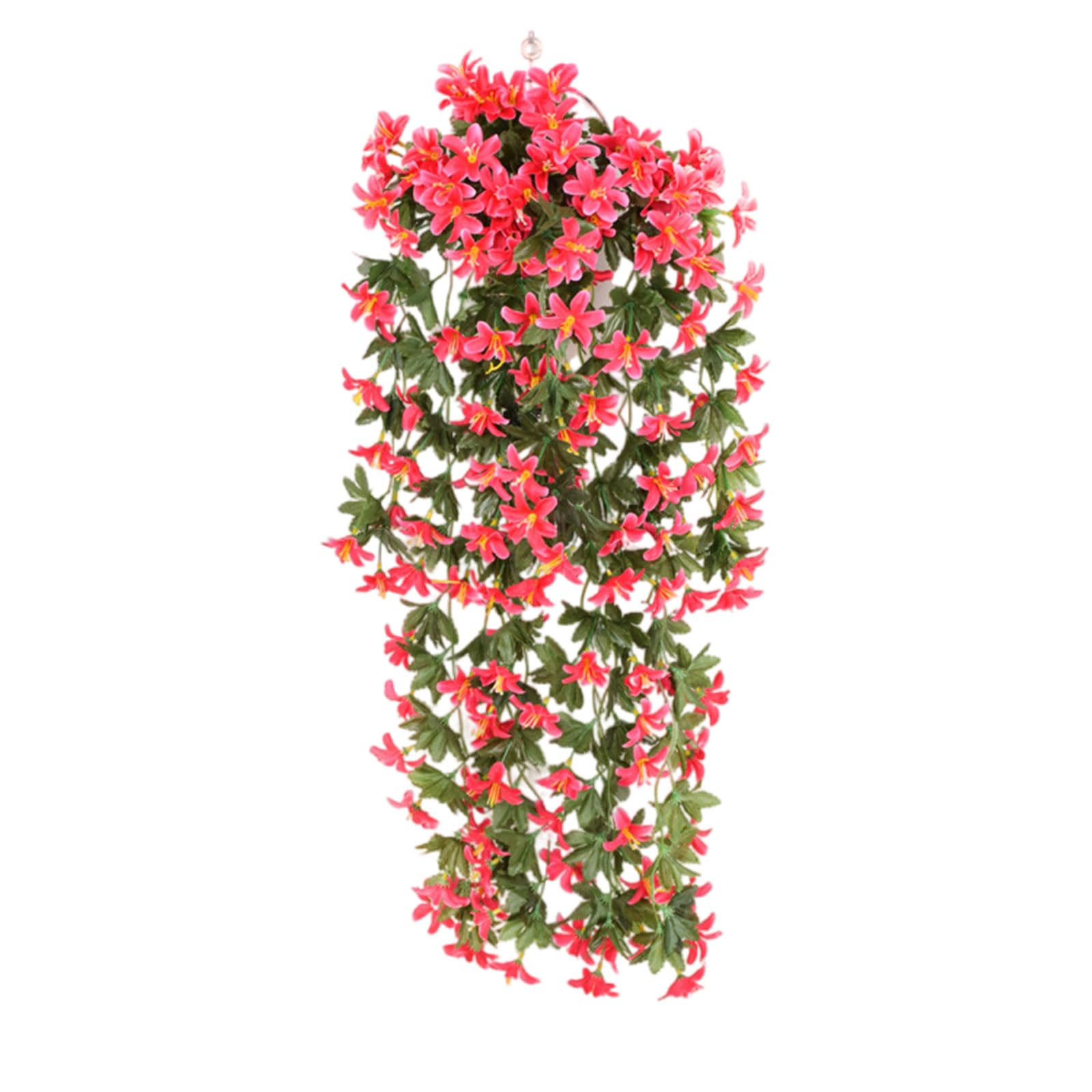Woedpez Artificial Hanging Flower for Outdoor Plant Decoration 90cm Realistic Vine Plant