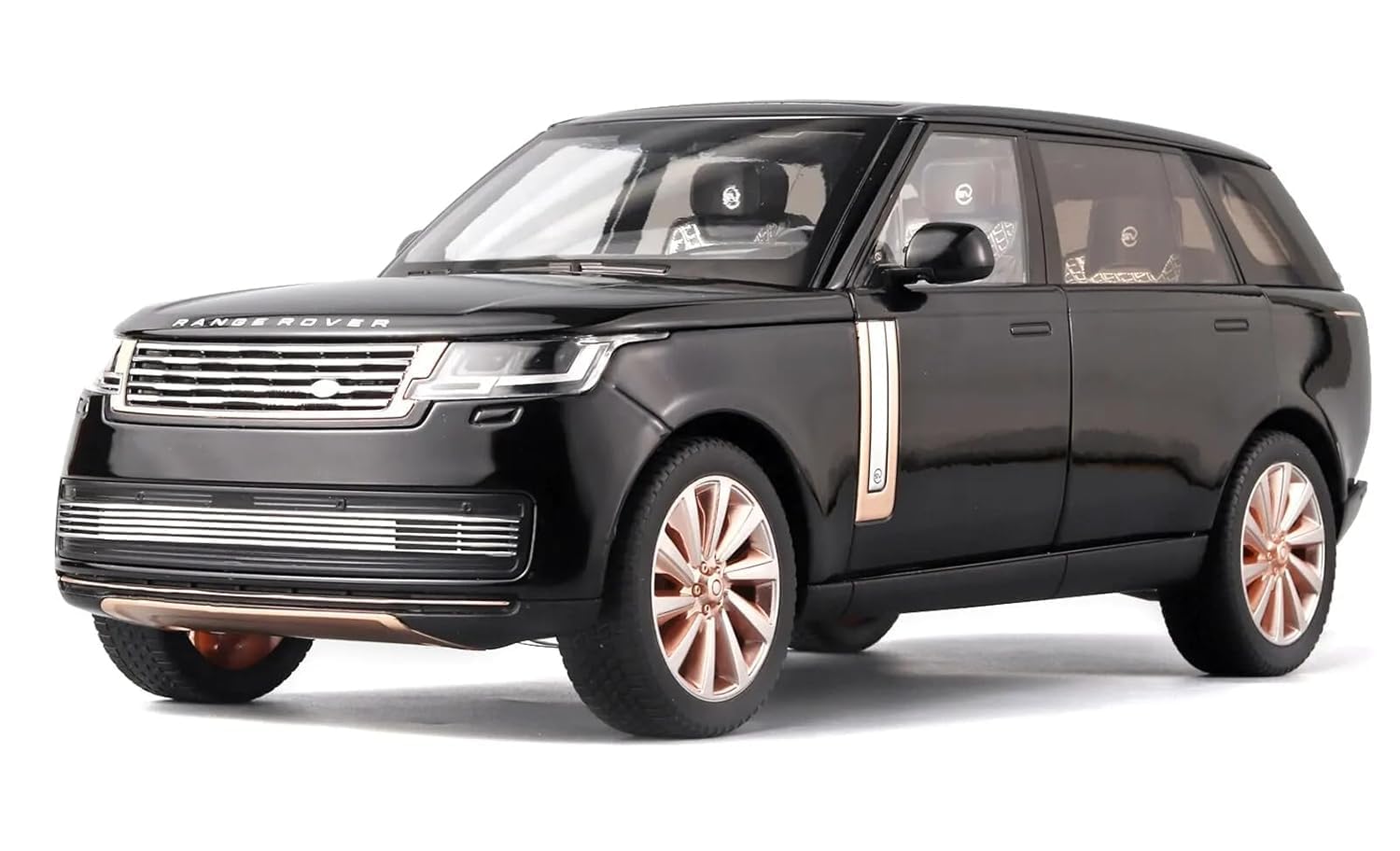 1:24 Scale Rangee Rovver SUV Die-Cast Metal Toy Car | Alloy Pull Back Model with LED Lights, Sound, Openable Doors, Hood & Trunk, Collectible Toy Car for Kids & Adults (Random Color)-image-26