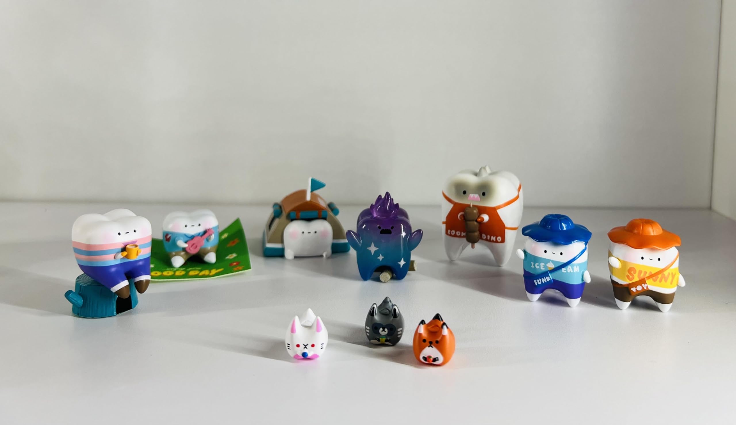 JINART Funktoy Tooth Fairy Blind Box Toy Camping Series 8-Box Set