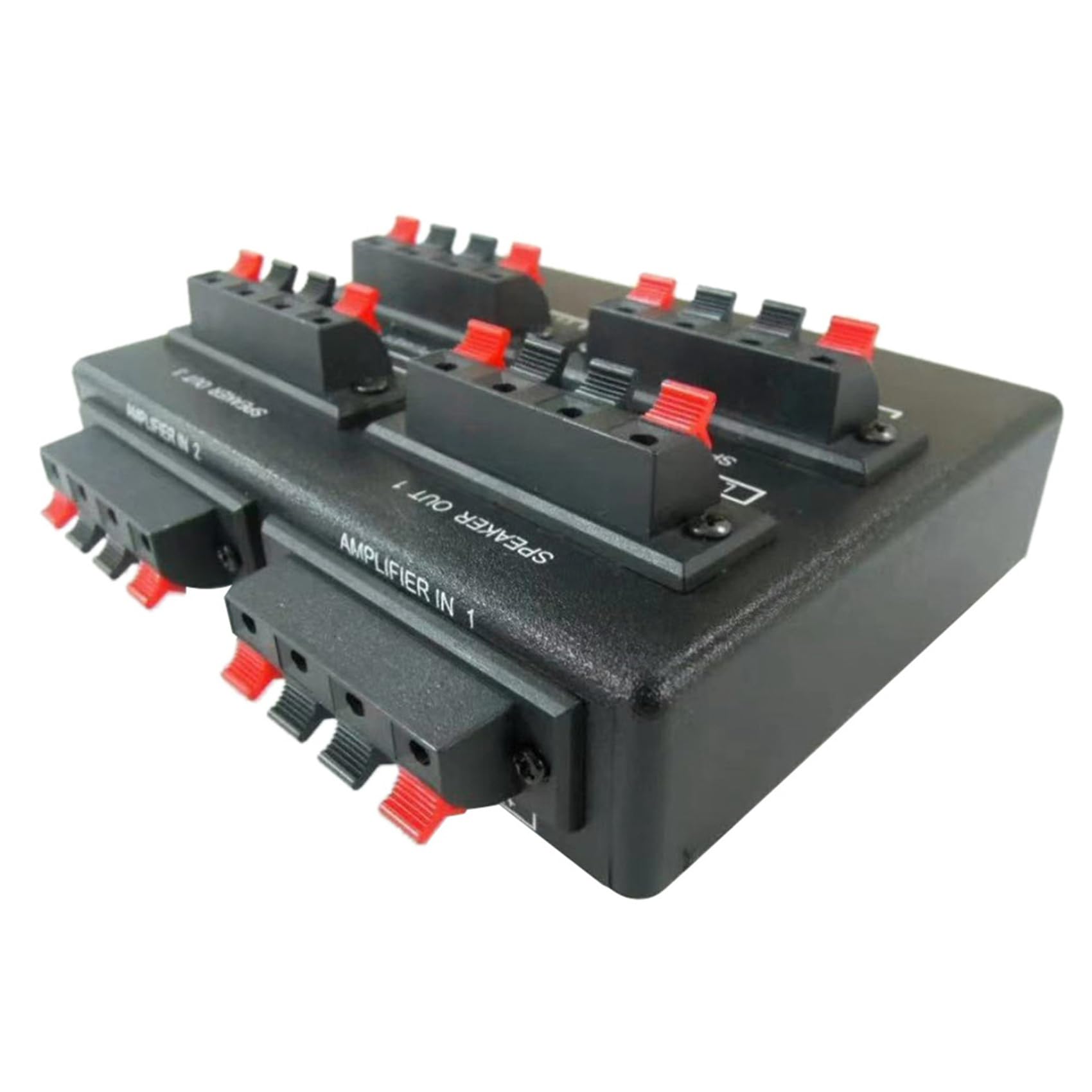 2 interruttori audio stereo SP-24 Mini 2 in 4 -OUT, commutatore amplificatore, splitter altoparlante