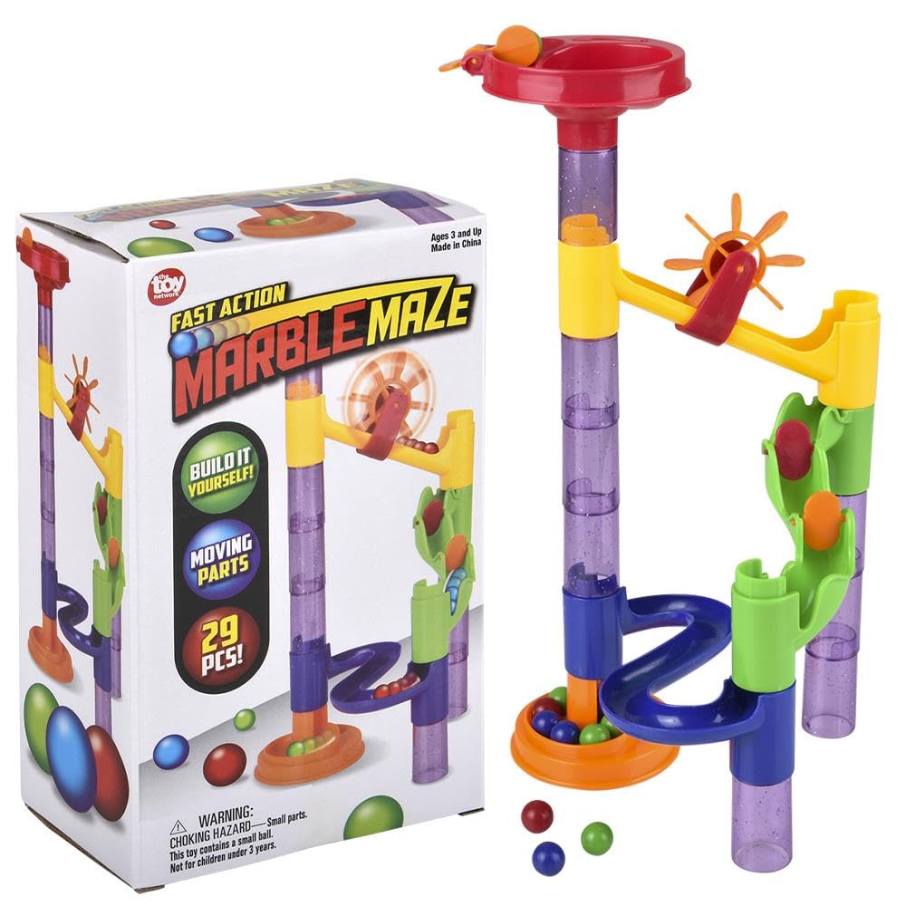 Rhode Island Novelty 29 Piece Marble Run