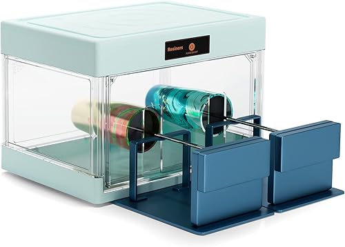 Resiners Secador de resina para volteador de vasos, acabado artesanal de 1 hora, máquina de curado de resina epoxi para volteadores de tazas para